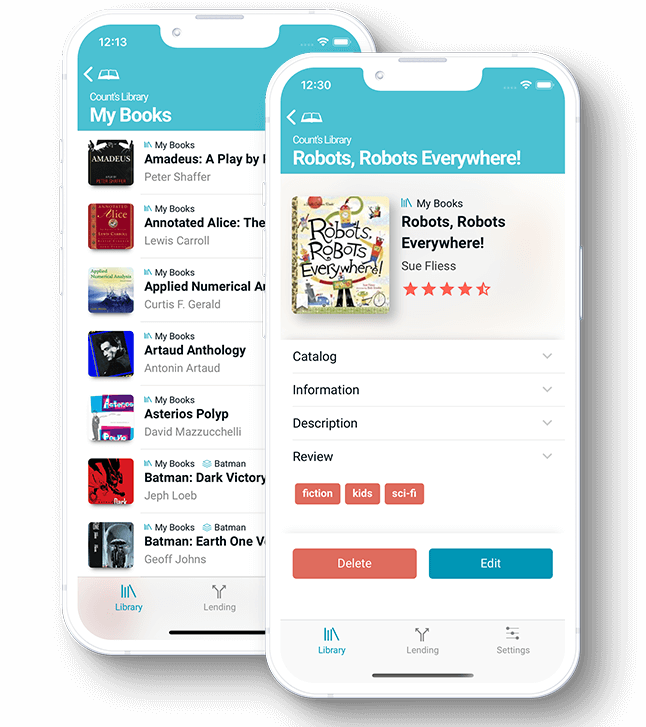 Libib Library management web app